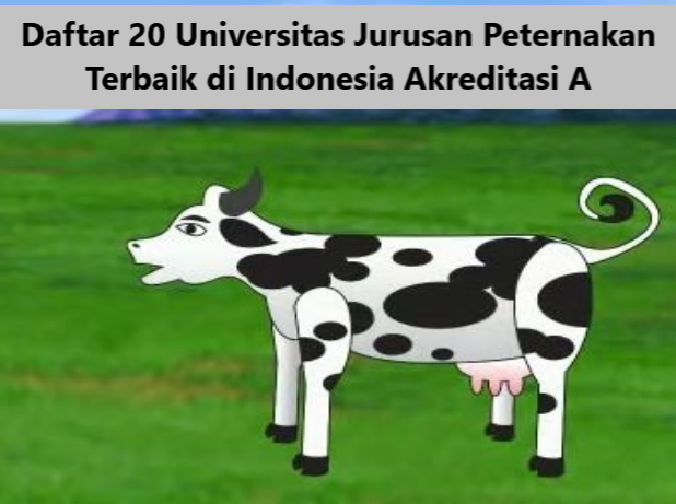 Daftar 20 Universitas Jurusan Peternakan Terbaik di Indonesia Akreditasi A
